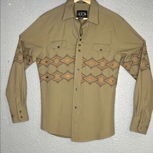 Western button snap shirt